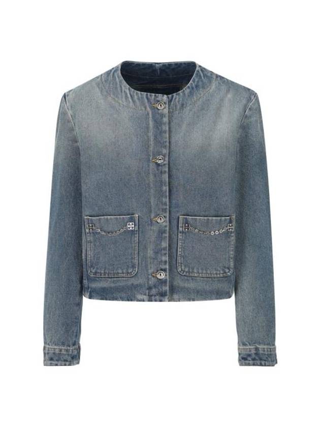 Denim Jacket BW00NB5Y9N420 P24 BLUE - GIVENCHY - BALAAN 1