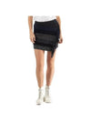 Fringe A-Line Skirt Ink Blue - ACNE STUDIOS - BALAAN 2