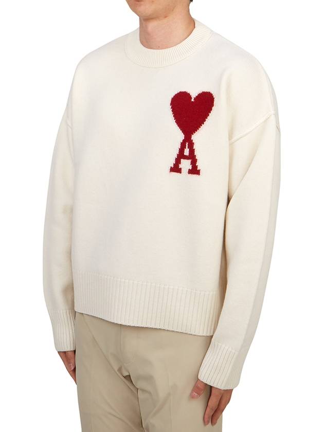 Big heart knit BFUKS006 018 154 Unisex 026 - AMI - BALAAN 2