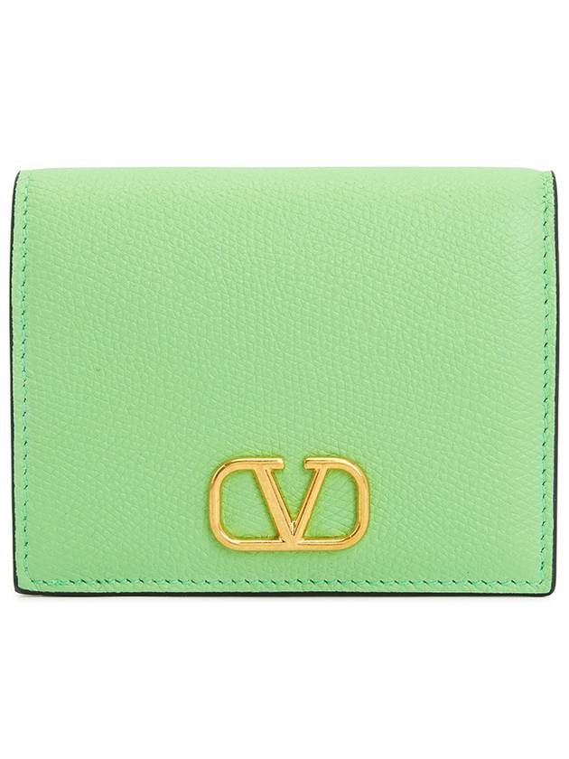 V Logo Signature Women's Bicycle Wallet P0R39SNP YEG - VALENTINO - BALAAN 1