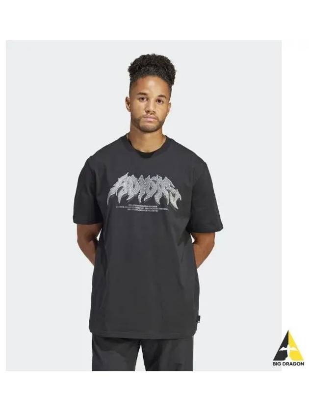 adidas Flame Concert Tee Black IS0204 - ADIDAS - BALAAN 1