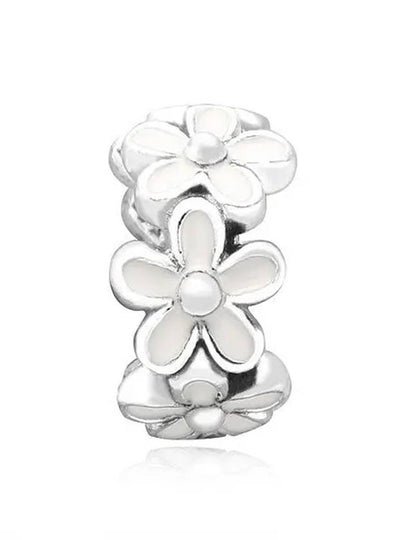 Darling Daisies Spacer Bracelet Charm Silver - PANDORA - BALAAN 2