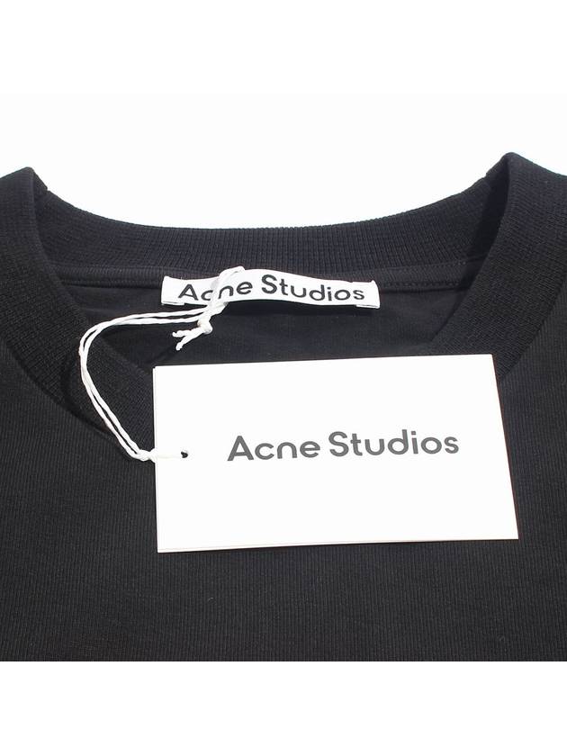 Logo Patch Short Sleeve T-Shirt Black - ACNE STUDIOS - BALAAN 6