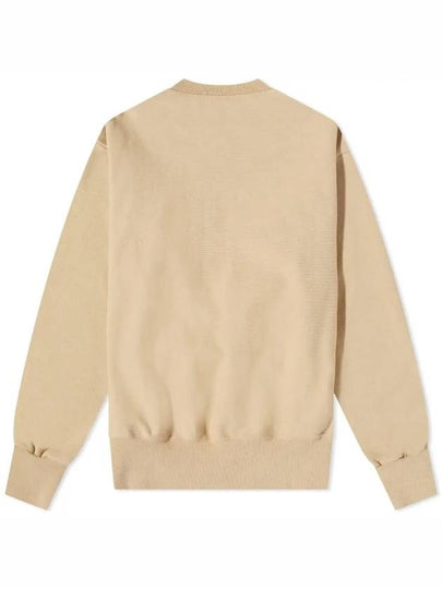 Aries Men's Templogo Crew Neck Sweatshirt Pebble Beige SSAR20000 PB - ARIES - BALAAN 2