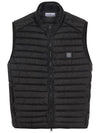 Loom Woven Chambers Recycled Nylon Down Padding Vest Black - STONE ISLAND - BALAAN 2