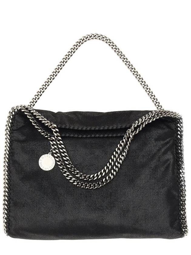 Falabella Fold Over Tote Bag Silver Black - STELLA MCCARTNEY - BALAAN 7