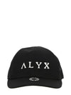 Embroidered Logo Cotton Ball Cap Black - 1017 ALYX 9SM - BALAAN 1