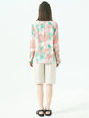 printed poly shirt blouse pink - VOYONN - BALAAN 7