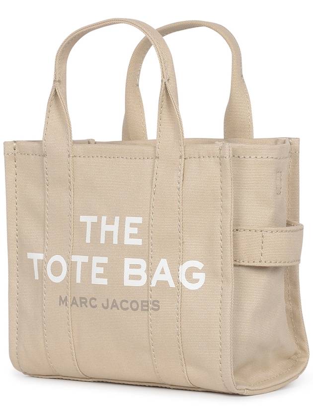 Logo Small Canvas Tote Bag Brown - MARC JACOBS - BALAAN 3