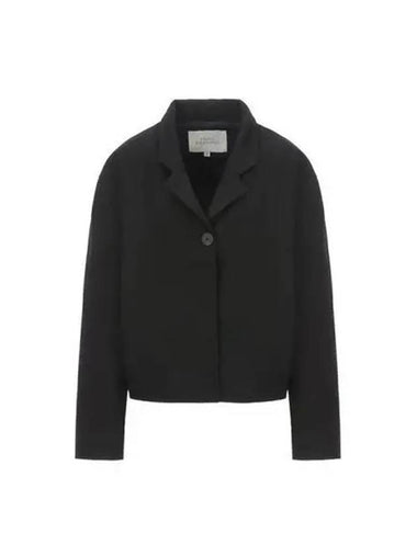 Women s Tailored Crop Jacket Black MARRSNW927 - STUDIO NICHOLSON - BALAAN 1