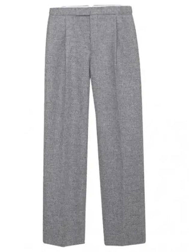 Single pleated Shetland wool pants men s slacks suit - THOM BROWNE - BALAAN 1