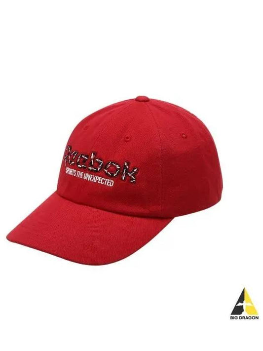 Mosaic Wide Ball Cap Red - REEBOK - BALAAN 1