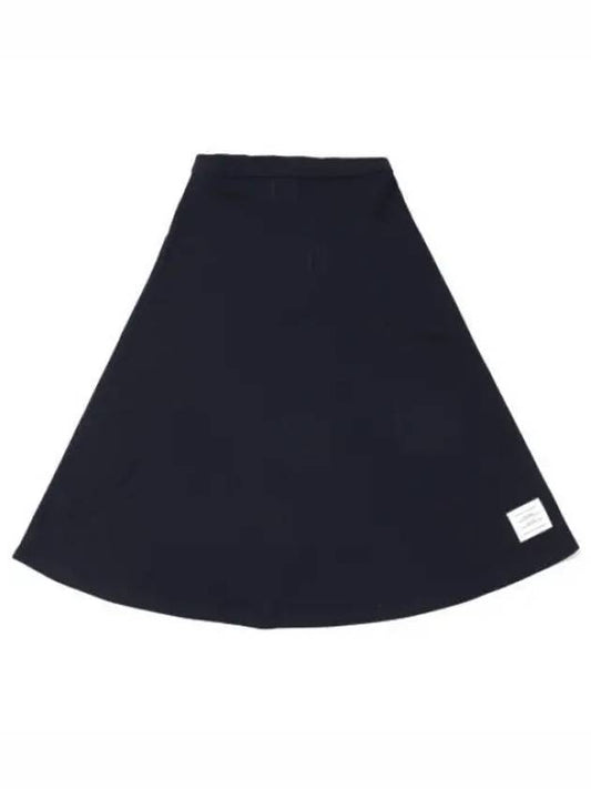 Skirt RWB Tab Pointel Rib Line Skirt - THOM BROWNE - BALAAN 1