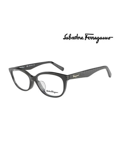 Eyewear Rectangle Zyl Eyeglasses Black - SALVATORE FERRAGAMO - BALAAN 2