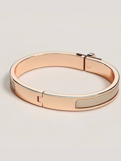 Mini Clic Kelly Bracelet Rose Gold Marron Glace Women s H200004FO - HERMES - BALAAN 2