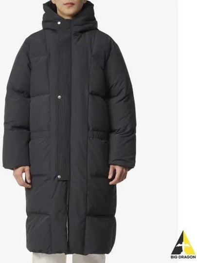 Down Hooded Padding Jacket Black - JIL SANDER - BALAAN 2