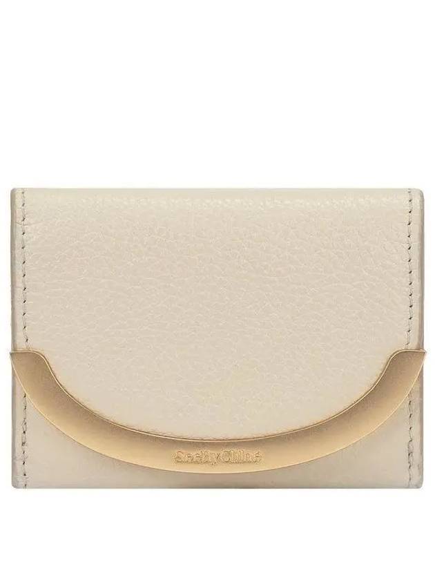 Lizziel Mini 3-Fold Half Wallet Cement Beige - CHLOE - BALAAN 2