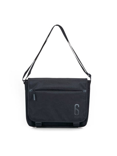 Men's Wide Three Crossbody Bag Black - UNION 6 - BALAAN 1