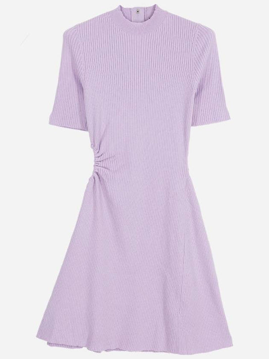 Women s Len Mauve Open Wear Knit Short Dress Perm Violet - MAJE - BALAAN 2