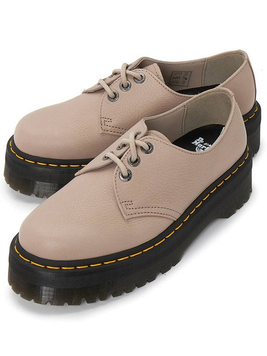 1461 II Pisa Leather Platform Derby Beige - DR. MARTENS - BALAAN 2