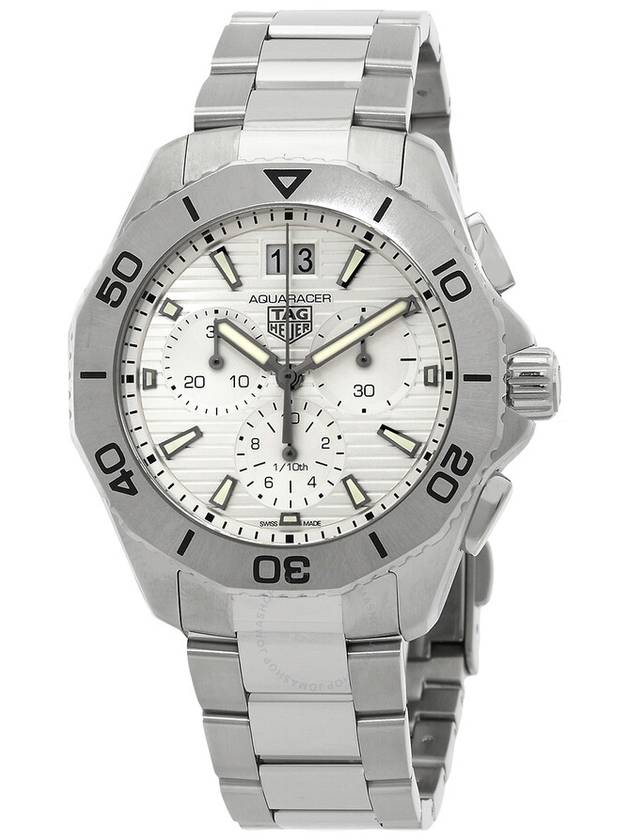 Tag Heuer Aquaracer Chronograph Quartz Grey Dial Men's Watch CBP1111.BA0627 - TAG HEUER - BALAAN 1