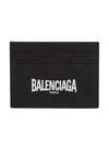 Logo Print Card Wallet Black - BALENCIAGA - BALAAN 1