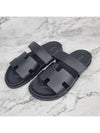 Chypre Calfskin Sandals Black - HERMES - BALAAN 2