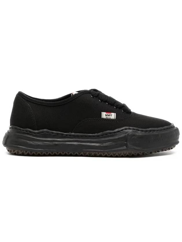 Baker OG Sole Canvas Low Top Sneakers Black - MAISON MIHARA YASUHIRO - BALAAN 2