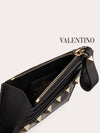 Rockstud Zipped Card Wallet Black - VALENTINO - BALAAN 5