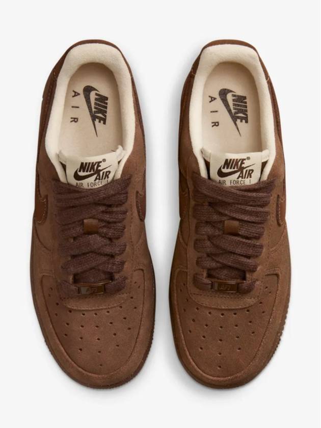 Air Force 1 07 Suede Low Top Sneakers Cacao Wow - NIKE - BALAAN 5