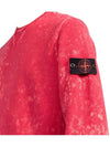 Off-Dye Treatment Crewneck Sweatshirt Cyclamen - STONE ISLAND - BALAAN 5