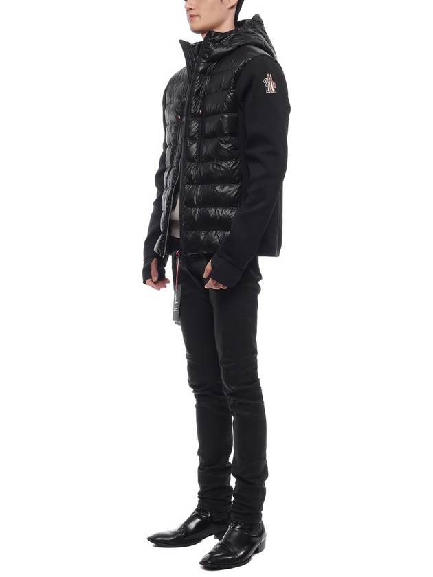 Padded hood zip up black - MONCLER - BALAAN 5