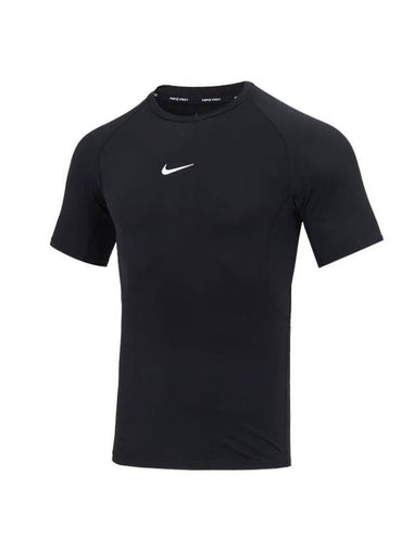 Pro Men's Dri Fit Tight Fitness Short Sleeve T-Shirt Black - NIKE - BALAAN 1