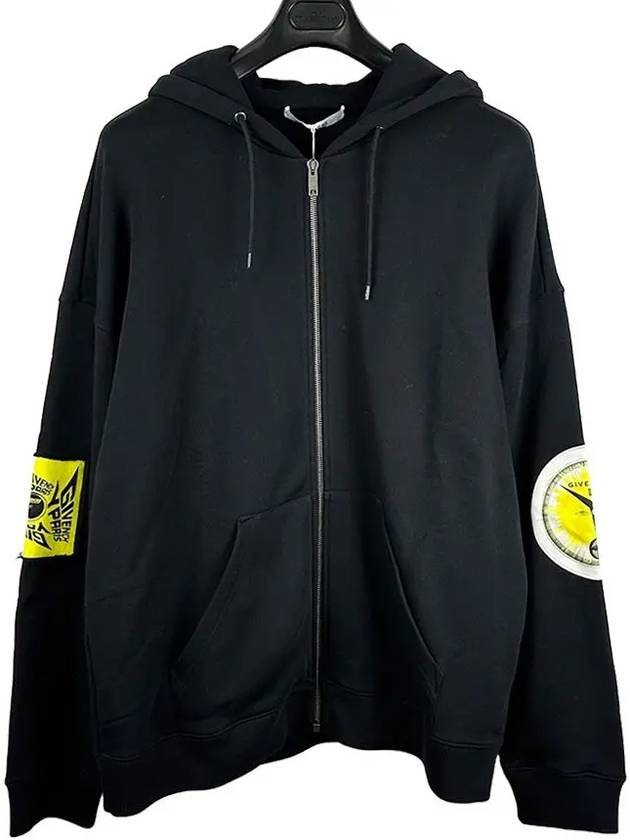 Sun Hooded Zip Up Black - GIVENCHY - BALAAN 2