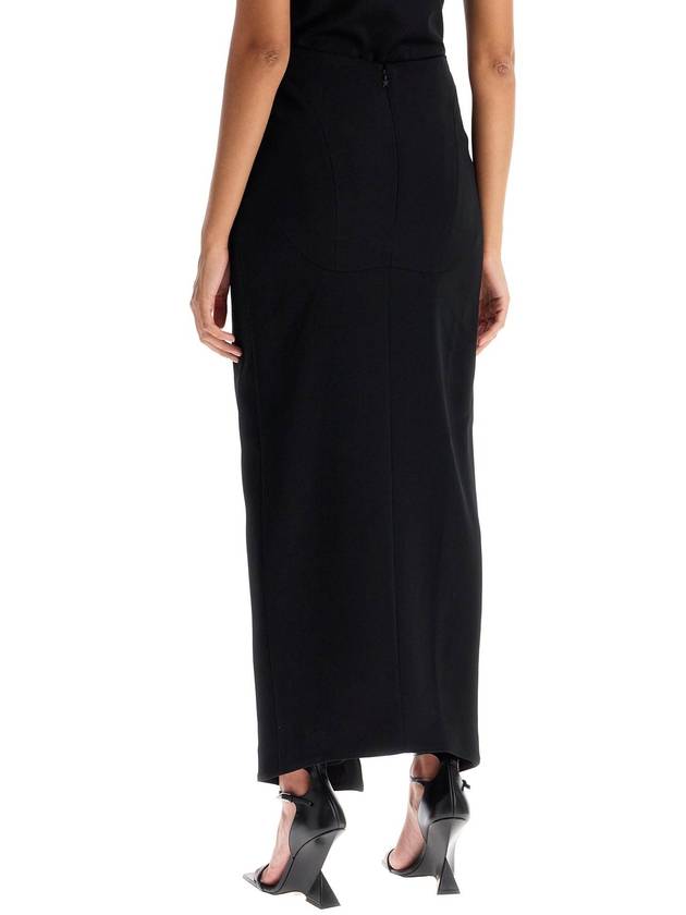 long skirt with piercing detail - MUGLER - BALAAN 3