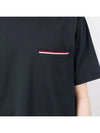 Thom Browne Pocket Striped Short Sleeve T Shirt MJS010A - TOM FORD - BALAAN 5