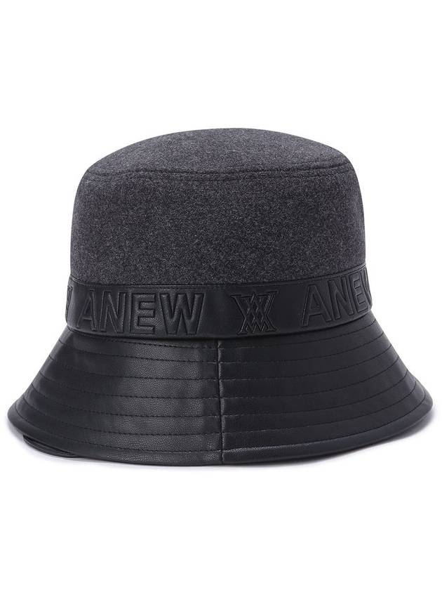 Official MIXED WOOL BUCKET HAT BK - ANEWGOLF - BALAAN 4