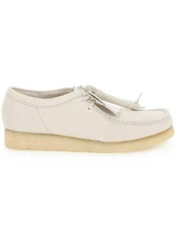 Originals Wallabee Nubuck Leather Loafers White - CLARKS - BALAAN 1