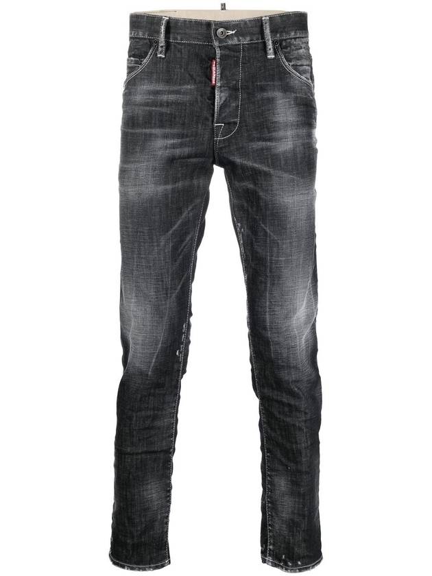 Men's Skater Jeans Black - DSQUARED2 - BALAAN 1