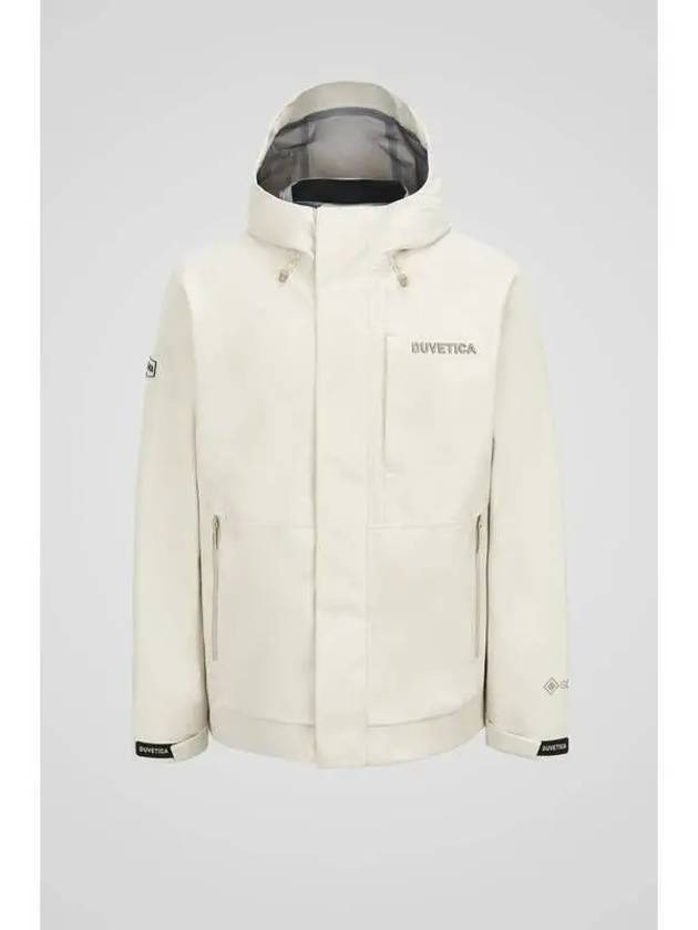 Peridot M Ivory Men s Waterproof Jacket - DUVETICA - BALAAN 1