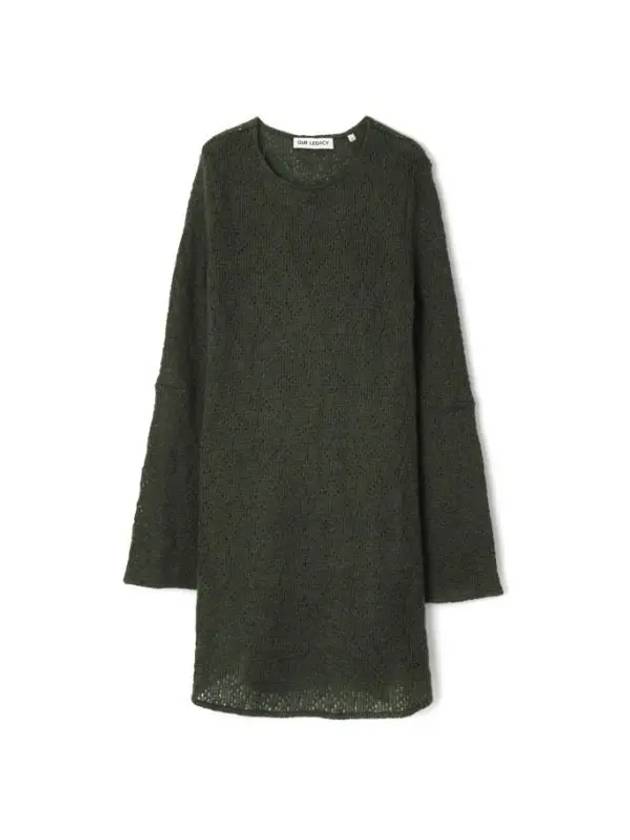 One Piece TWO FACE DRESS MOOR GREEN W4236TM Two Face - OUR LEGACY - BALAAN 1