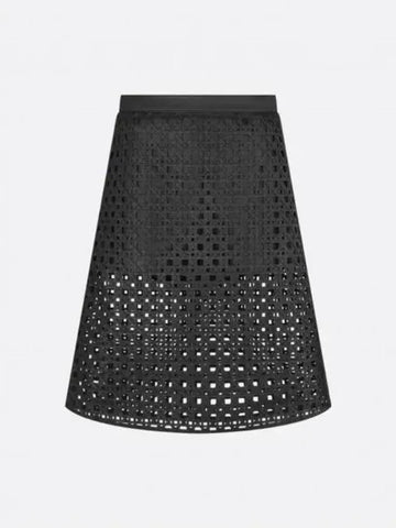 Cannage Skirt 455J09AL010 X9000 - DIOR - BALAAN 1