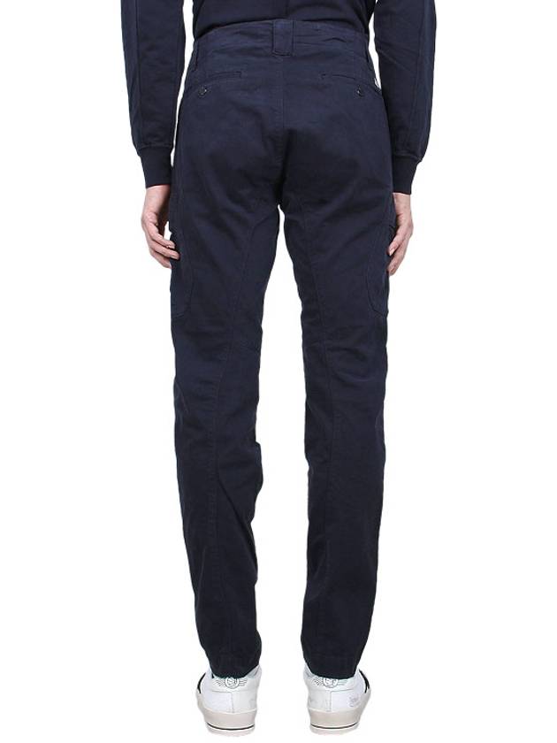 Stretch Sateen Ergonomic Lens Cargo Straight Pants Navy - CP COMPANY - BALAAN 5