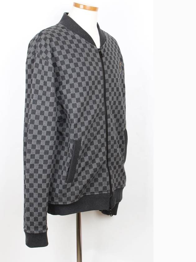 Damier jacquard zip up jacket XL - LOUIS VUITTON - BALAAN 6