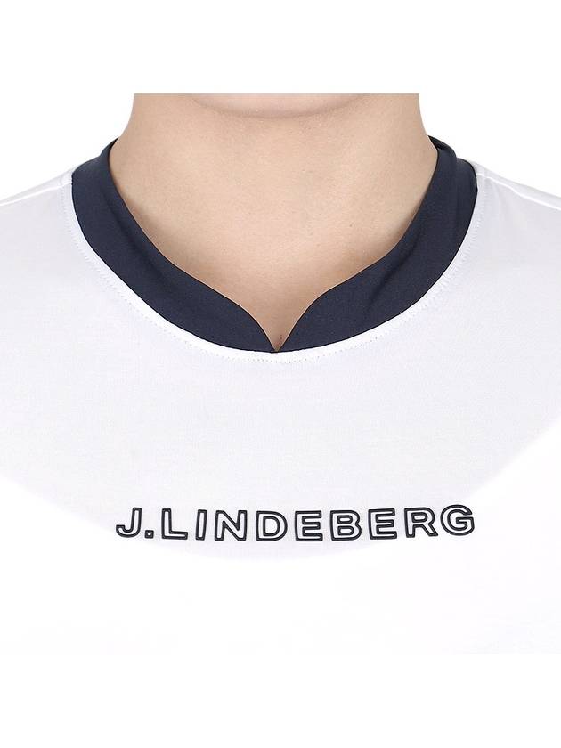 Meja Polyester Long Sleeve T-Shirt White - J.LINDEBERG - BALAAN 7