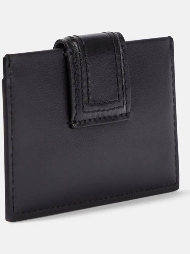 Le Porte Carte Bambino Flap Card Wallet  Black - JACQUEMUS - BALAAN 3