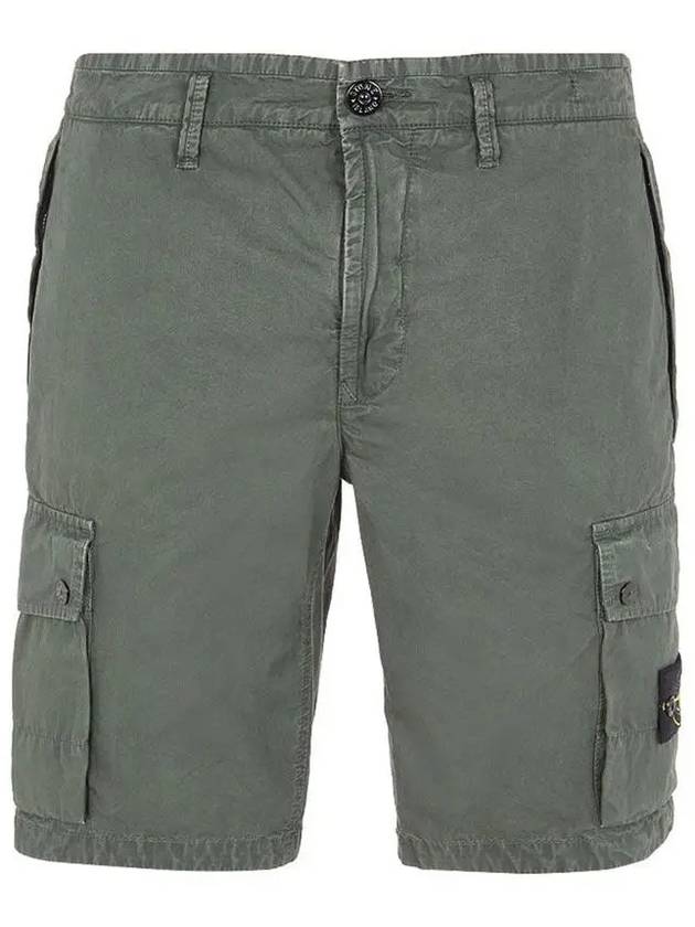 Cargo Bermuda Shorts Green - STONE ISLAND - BALAAN 3