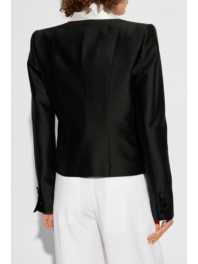 Dsquared2 Blazer With Decorative Tie, Women's, Black - DSQUARED2 - BALAAN 4