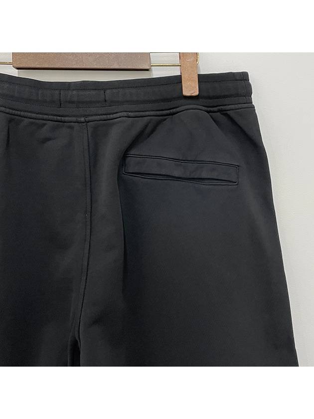 Fleece Bermuda Shorts Black - STONE ISLAND - BALAAN 10