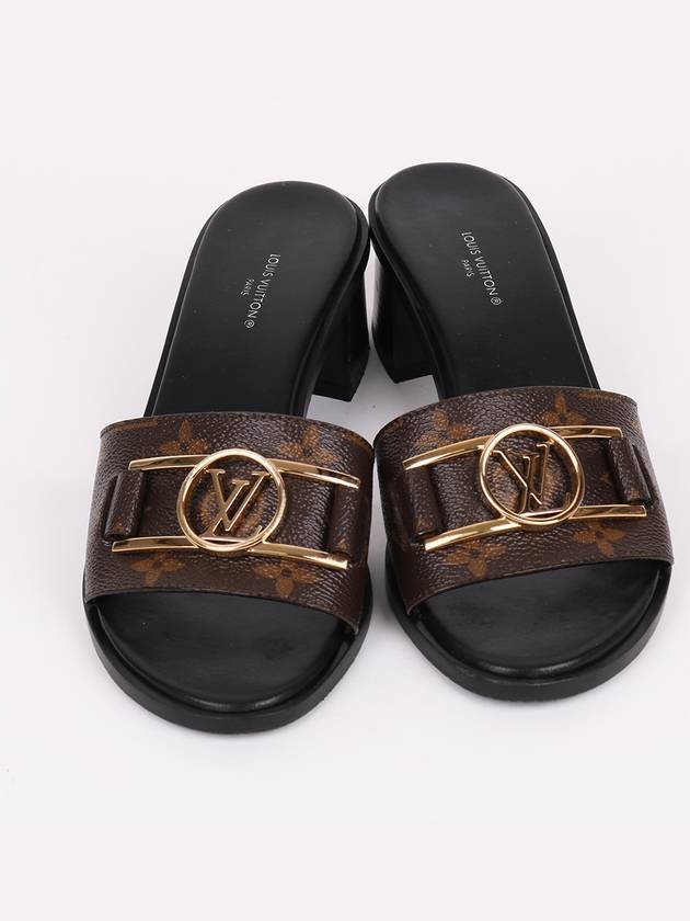 Monogram Gold Revival Flat Mules - LOUIS VUITTON - BALAAN 3